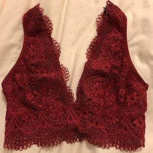 Victoria's Secret maroon bralette